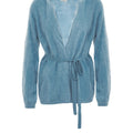 Cardigan in cashmere 'Brushed'