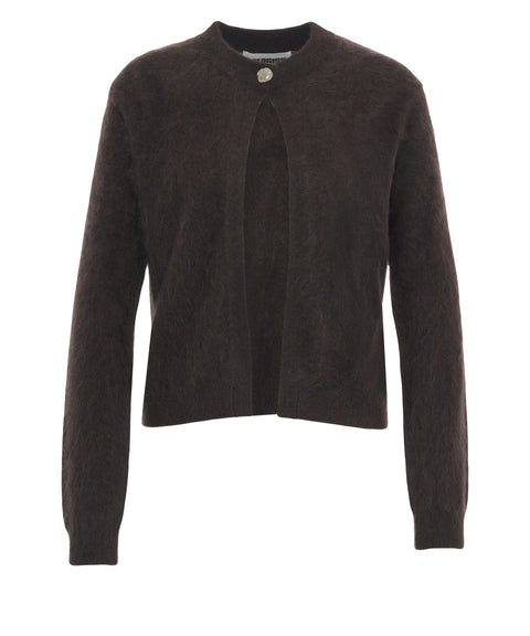 Strickjacke aus Kaschmir 'Brushed'