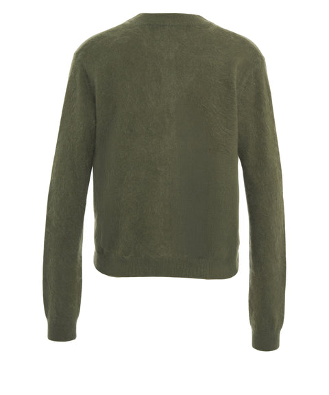 Strickjacke aus Kaschmir 'Brushed'