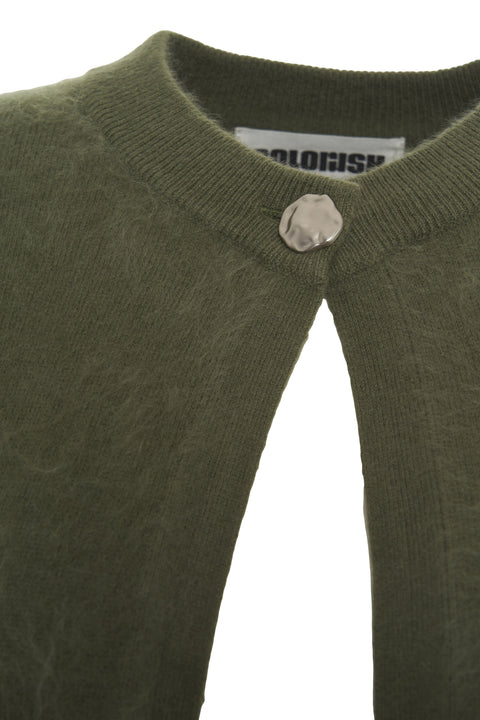 Strickjacke aus Kaschmir 'Brushed'