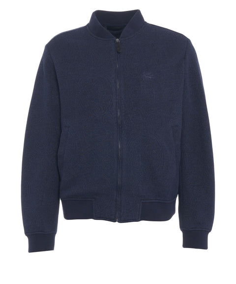 Giacca bomber con ricamo del logo
