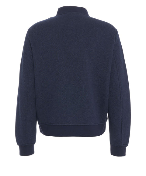 Giacca bomber con ricamo del logo