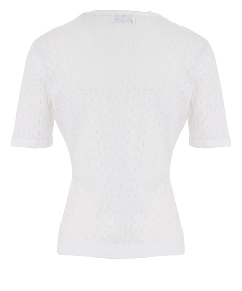 T-shirt 'Pointelle'