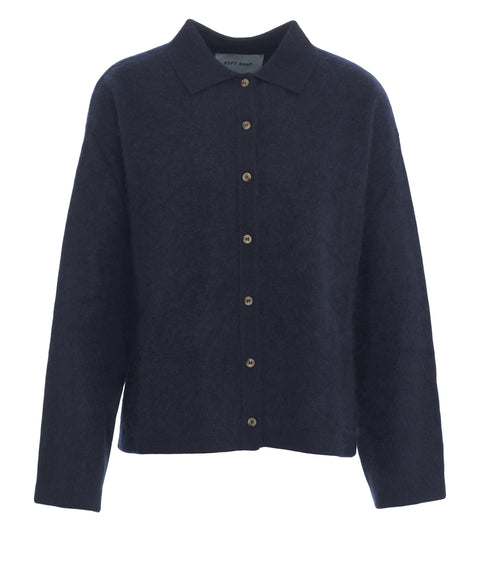 Strickjacke aus Kaschmir 'Brushed'