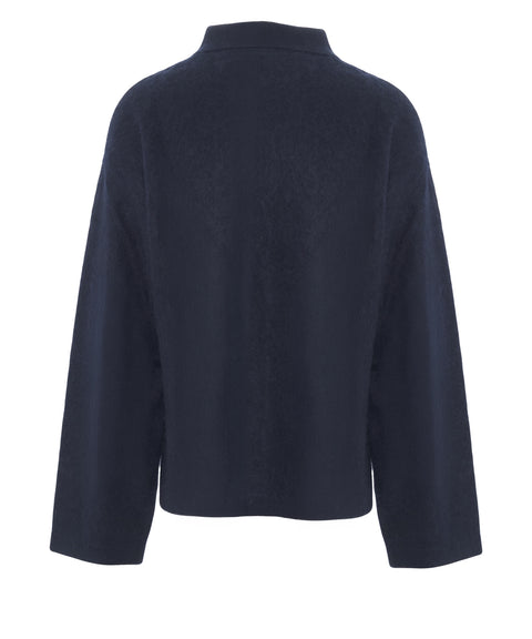 Strickjacke aus Kaschmir 'Brushed'