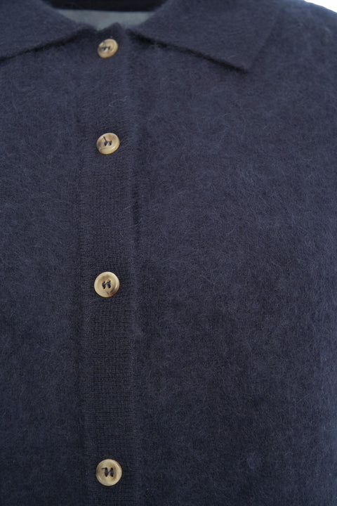 Cashmere cardigan 'Brushed'