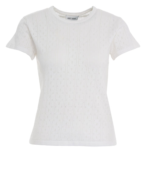 T-shirt 'Pointelle'