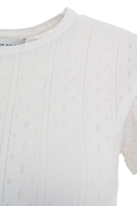T-shirt 'Pointelle'