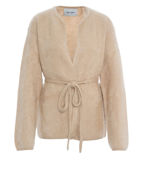 Strickjacke aus Kaschmir 'Brushed'