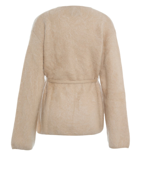 Strickjacke aus Kaschmir 'Brushed'