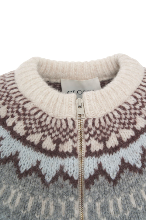 Norweger Strickjacke