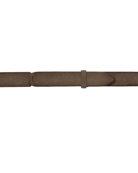 Suede belt