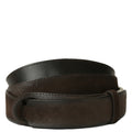 Suede belt