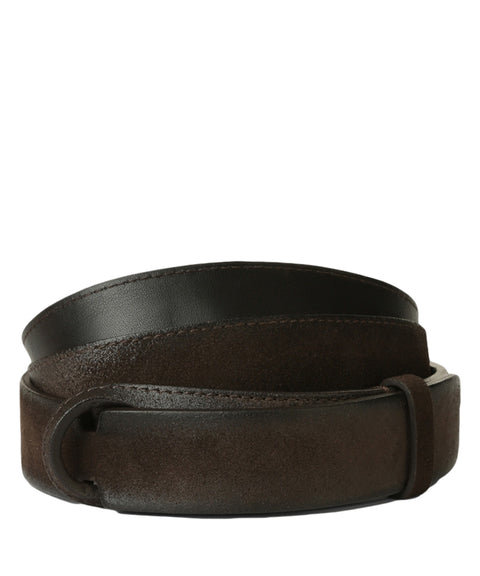 Suede belt