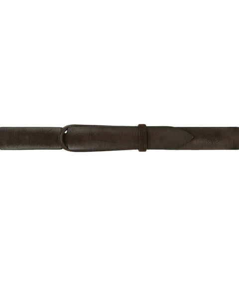 Suede belt