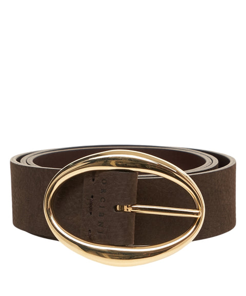Leather belt 'Nbd'
