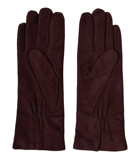 Orciani Handschuhe aus Wildleder Rot Damen –