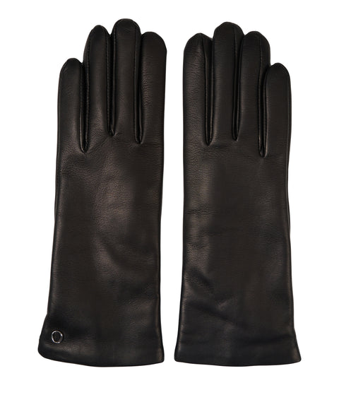 Orciani Handschuhe aus Leder Schwarz Damen –