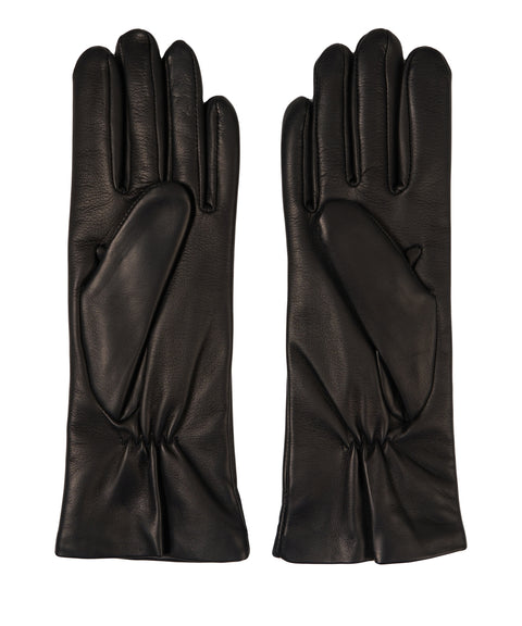 Orciani Handschuhe aus Leder Schwarz Damen –