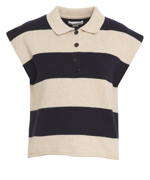 Strick-Poloshirt 'Zoella'