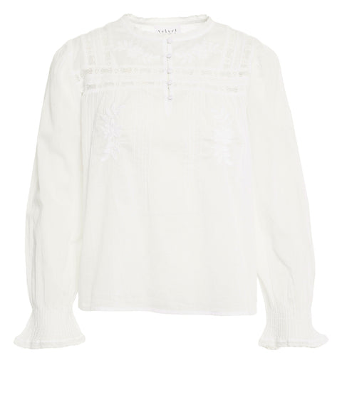 Bluse aus Baumwolle 'Byrdie'