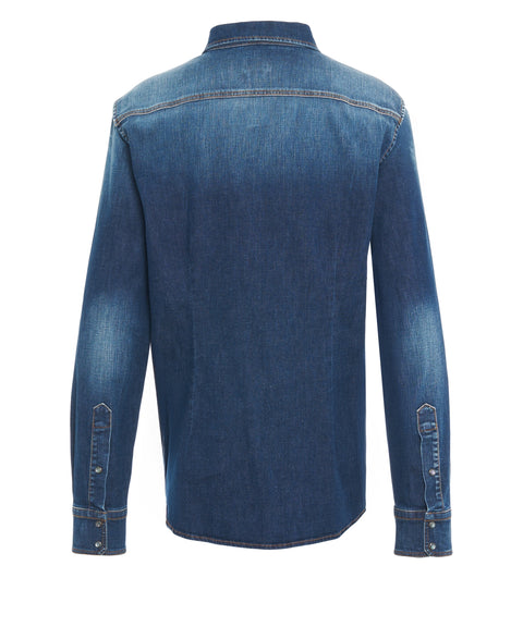 Camicia con tasche a pattina