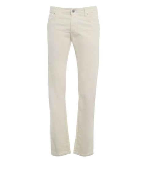 Cotton blend jeans