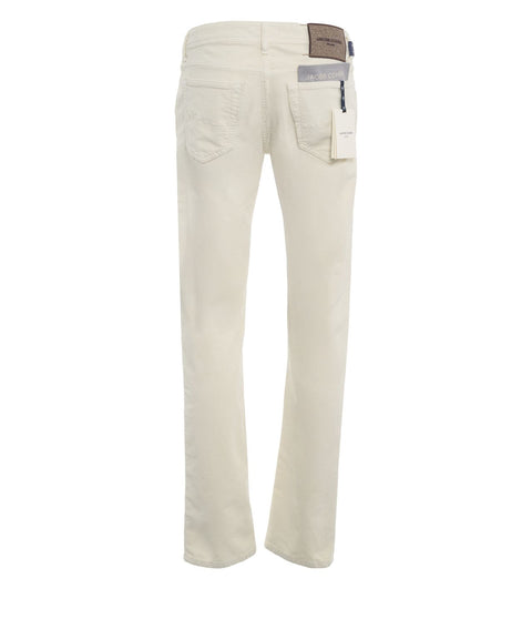 Cotton blend jeans