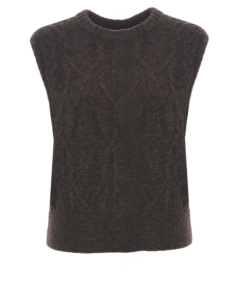 Wool blend vest