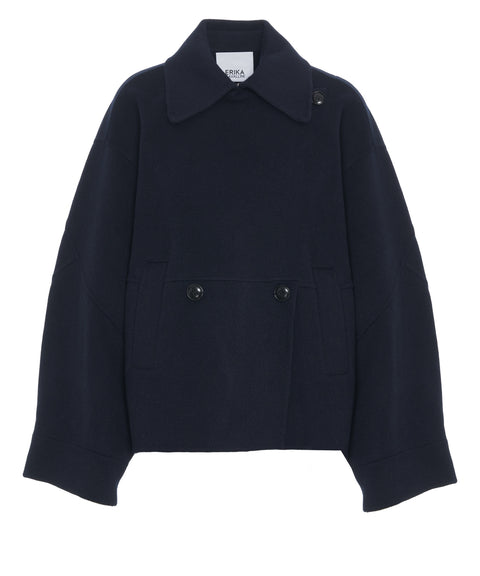 Jacke mit Kentkragen