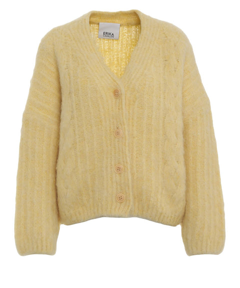 Cardigan in misto alpaca