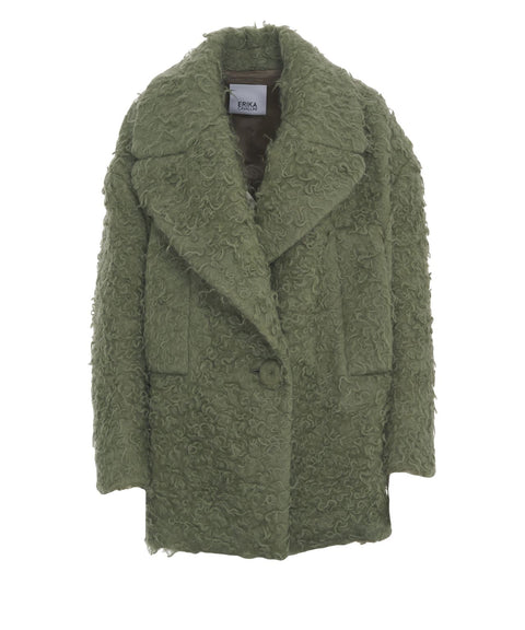 Coat in wool blend