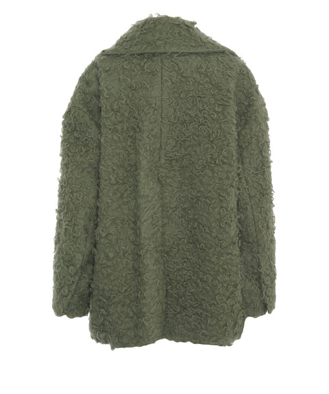 Coat in wool blend