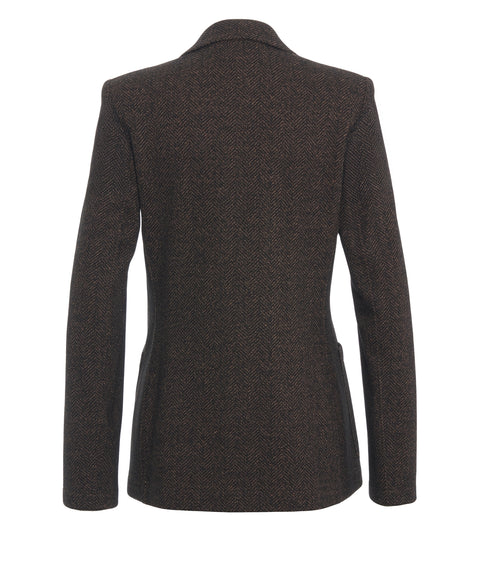 Blazer in misto lana