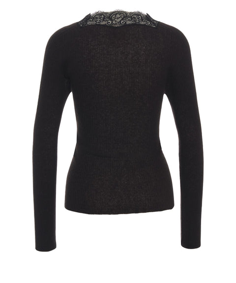 Cardigan in misto lana e cashmere