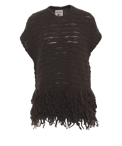 Wool knit top