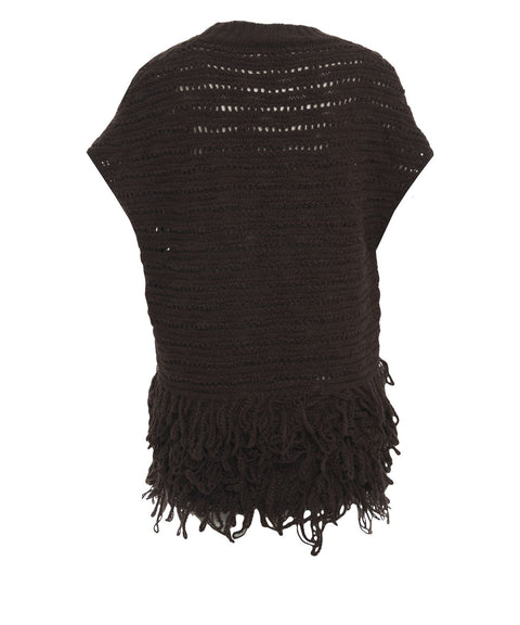 Wool knit top
