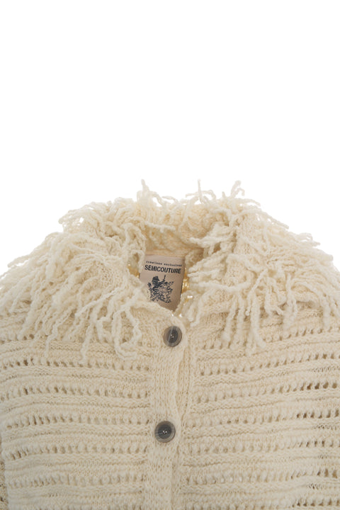 Strickjacke aus Wolle