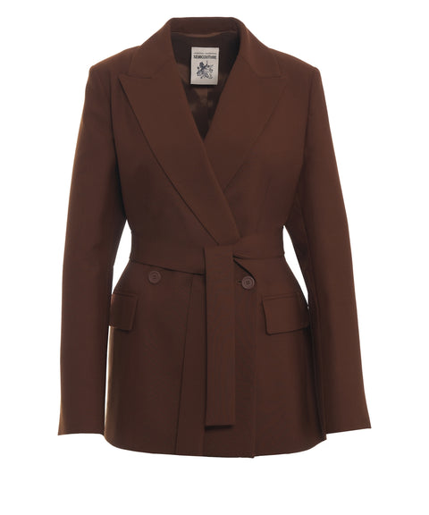 Blazer in misto lana