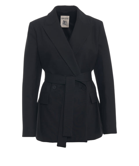 Blazer in misto lana
