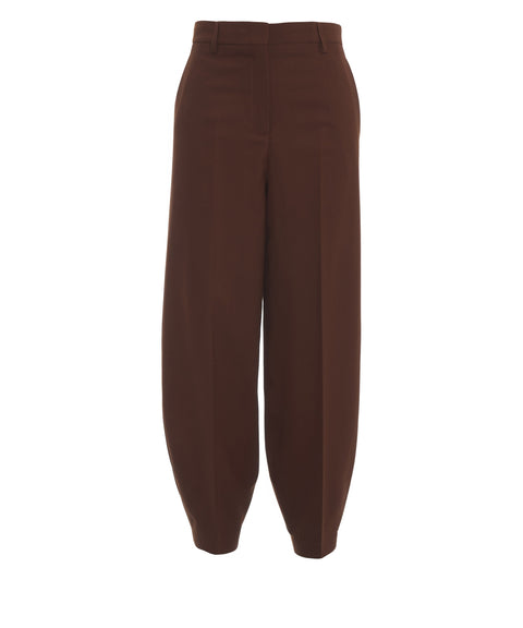 Trousers in wool blend