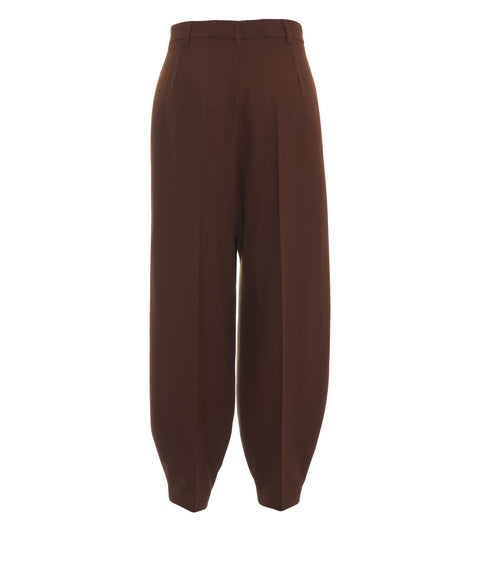 Trousers in wool blend