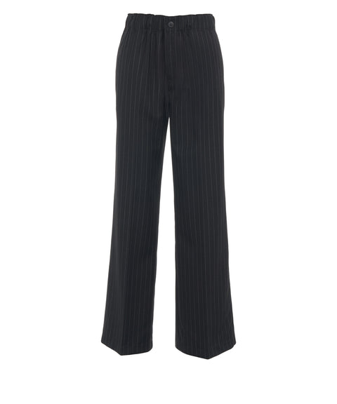 Wool blend trousers