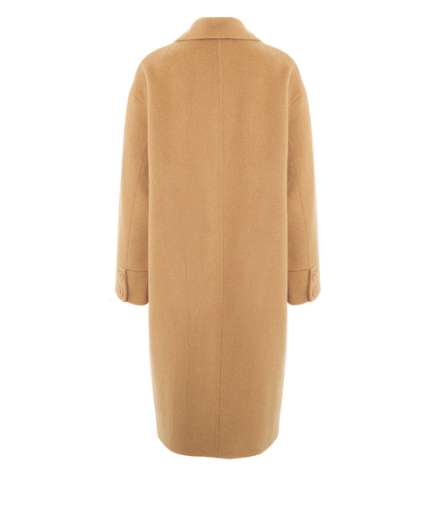 Cappotto in lana e alpaca
