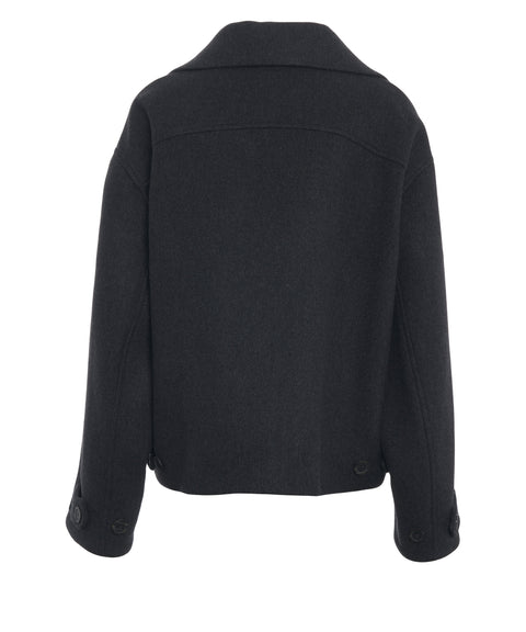 Wool blend jacket