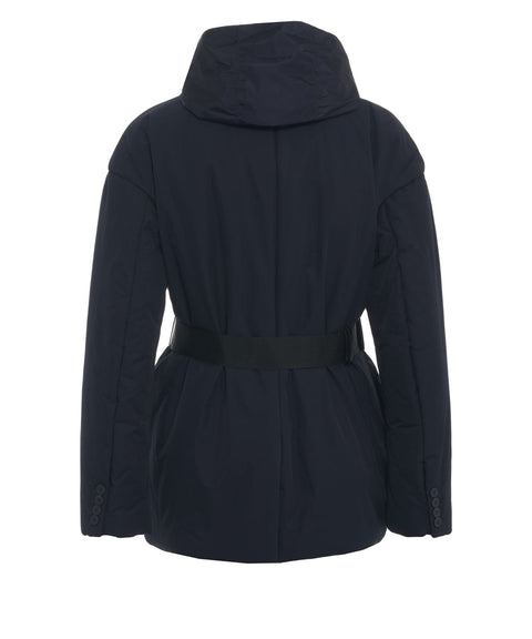 Giacca puffer con cintura