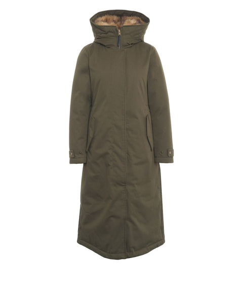 Parka in pelliccia sintetica
