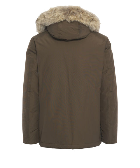 Parka mit Kunstpelzkragen