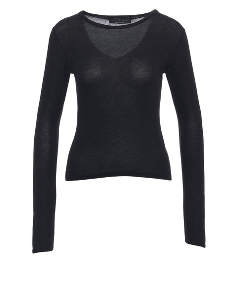 T-shirt in cashmere