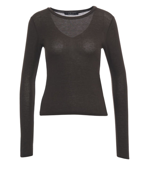 T-shirt in cashmere